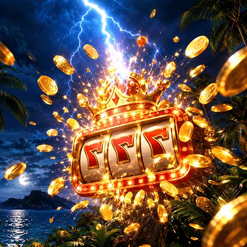 Ilustrasi mesin slot online